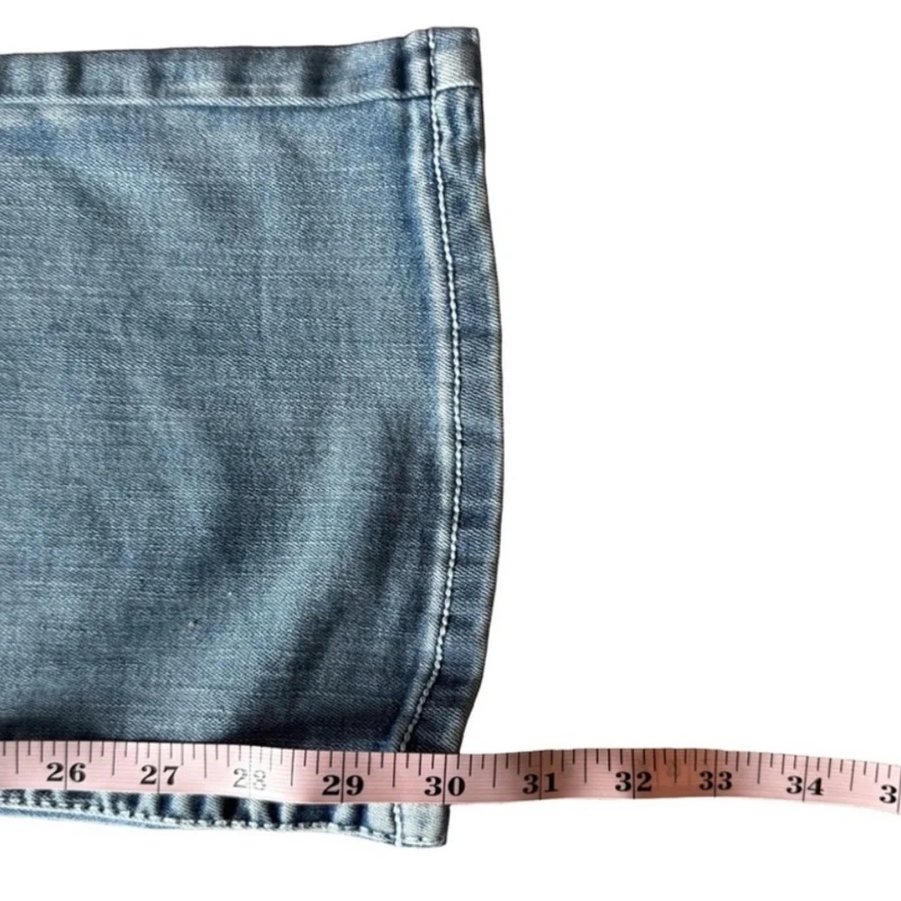 ✨ TELEPATIA Women’s Low-Rise Decorative Pocket Bootcut Jeans Size 27 ⭐ - Picture 11 of 12